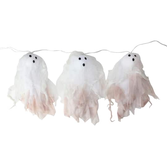 6ct. Color Changing LED Hanging Ghost Halloween Lights